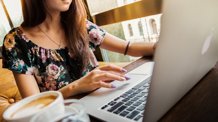 woman working